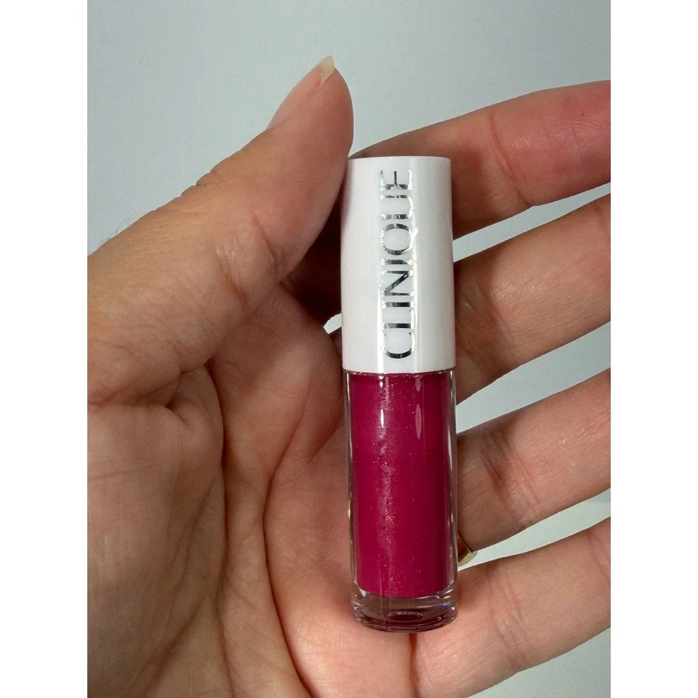 Clinique Pop Splash Lip Gloss + Hydration 16‎ Pinot Pop Travel Size Mini Pink